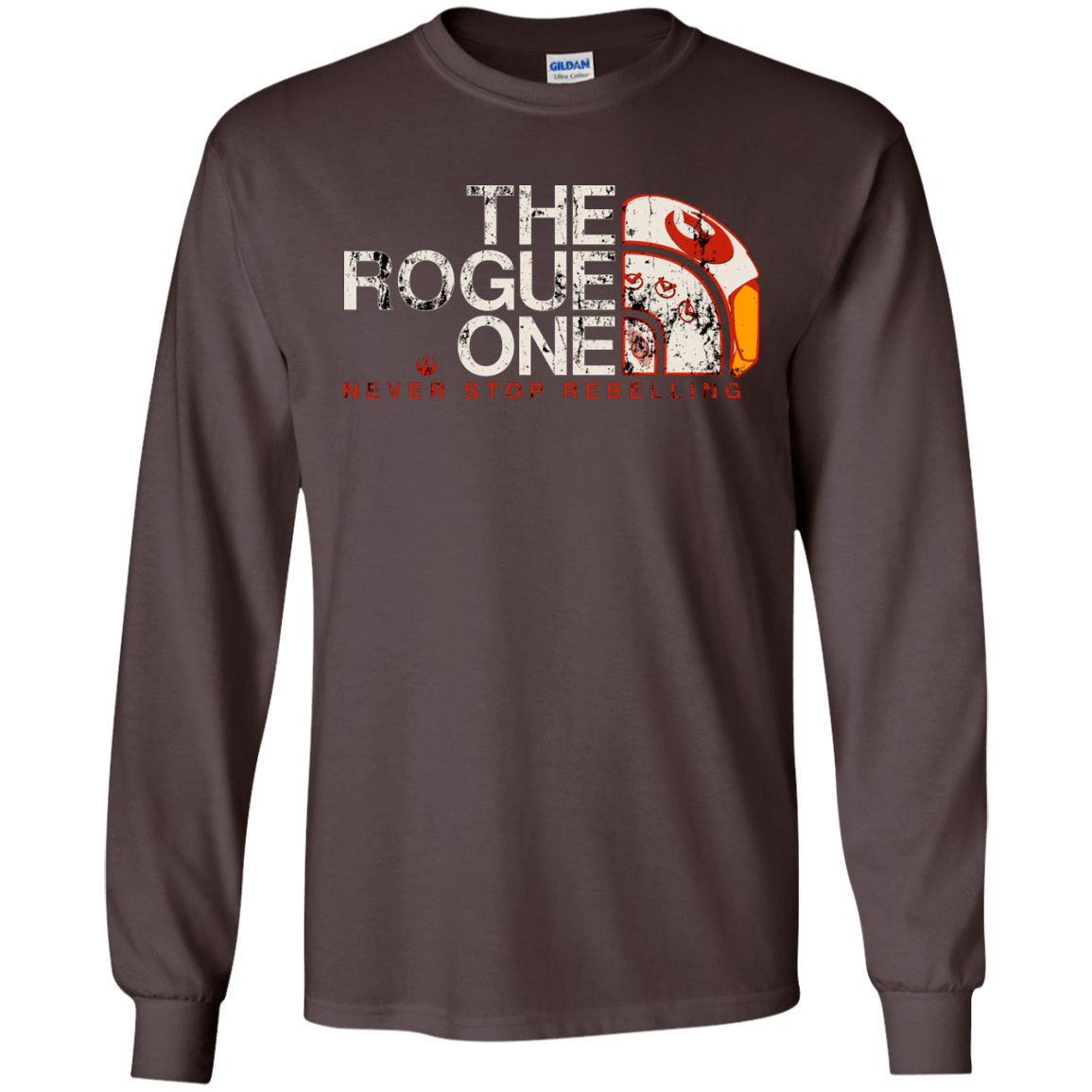 T-Shirts Dark Chocolate / S Rogue North Face Men's Long Sleeve T-Shirt