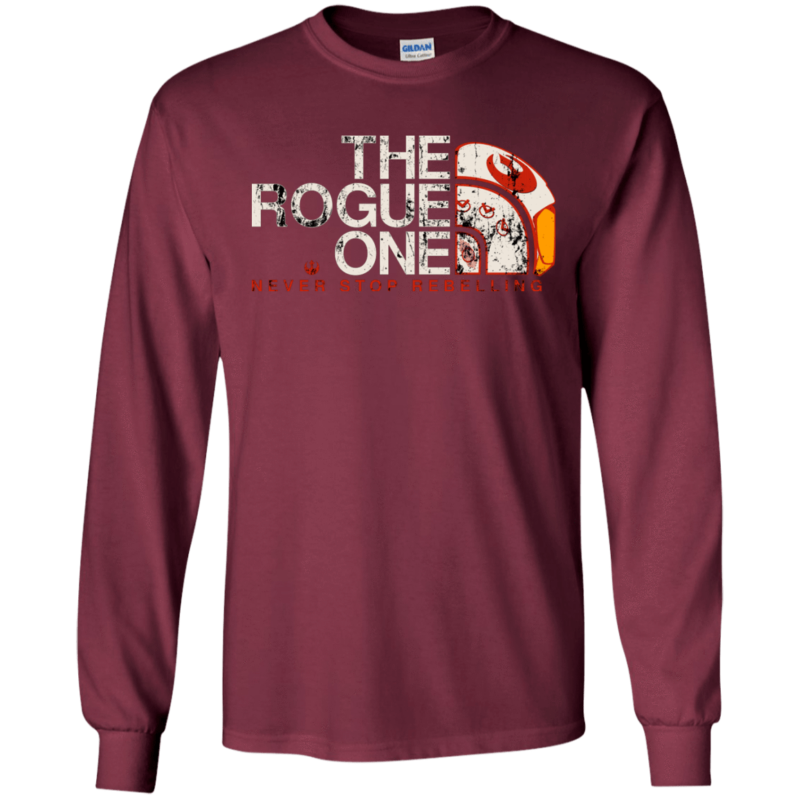 T-Shirts Maroon / S Rogue North Face Men's Long Sleeve T-Shirt