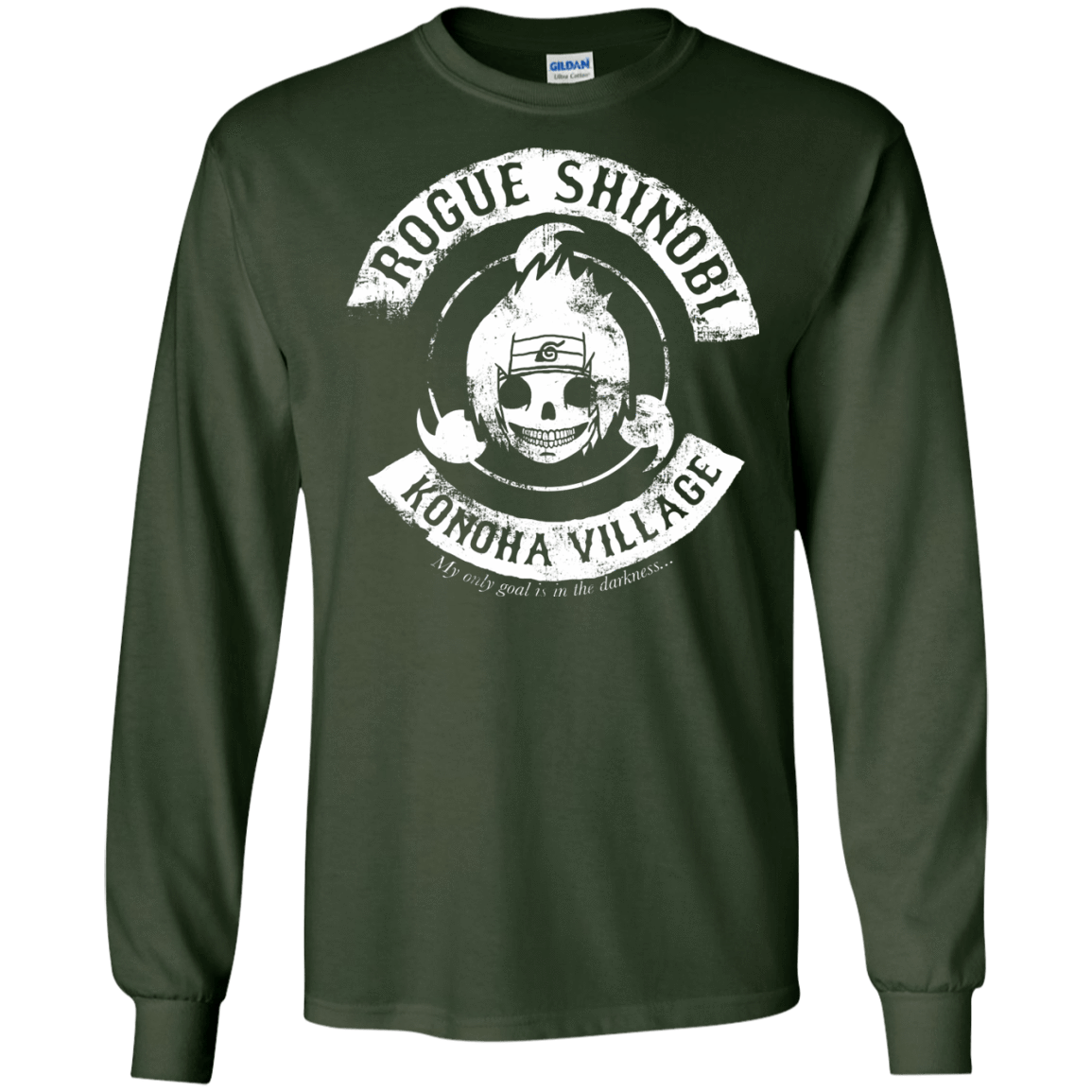 T-Shirts Forest Green / S Rogue Shinobi Men's Long Sleeve T-Shirt