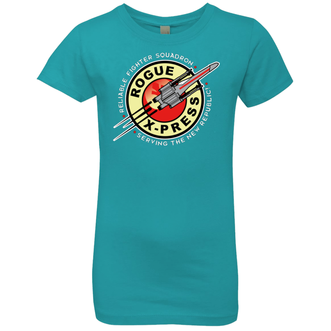 T-Shirts Tahiti Blue / YXS Rogue X-Press Girls Premium T-Shirt