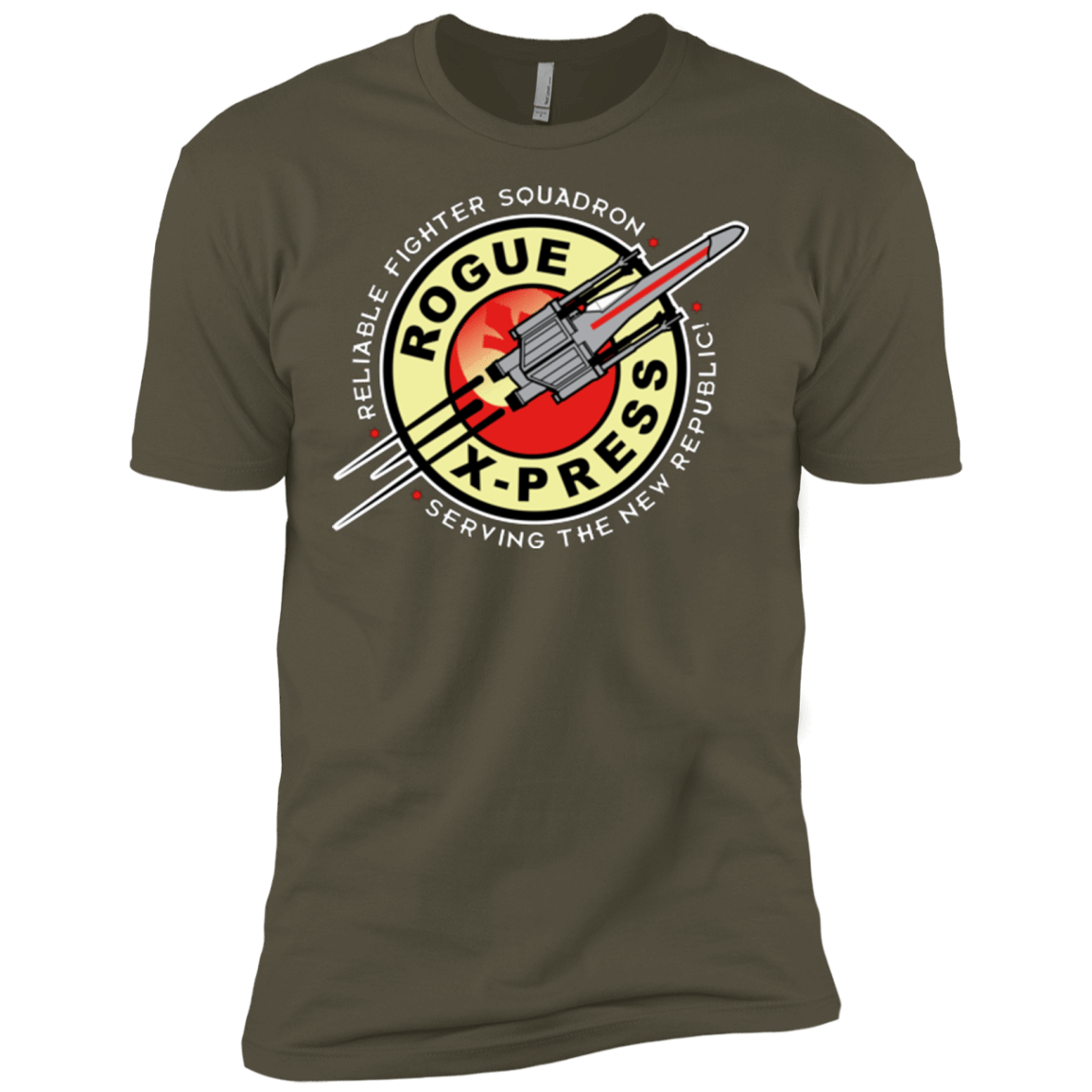 T-Shirts Military Green / X-Small Rogue X-Press Men's Premium T-Shirt