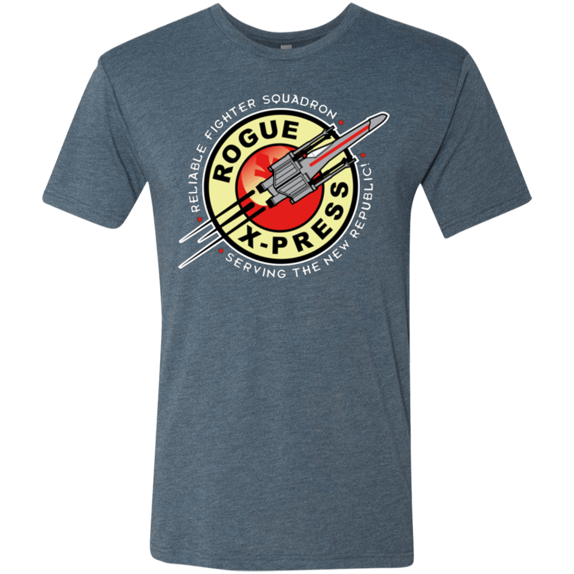 T-Shirts Indigo / Small Rogue X-Press Men's Triblend T-Shirt