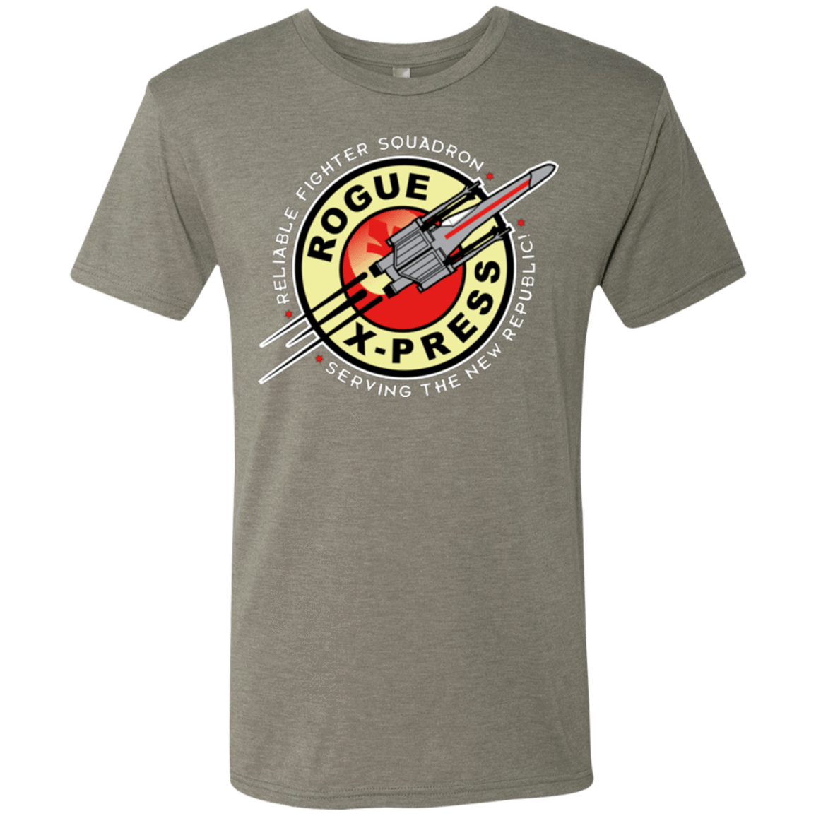 T-Shirts Venetian Grey / Small Rogue X-Press Men's Triblend T-Shirt