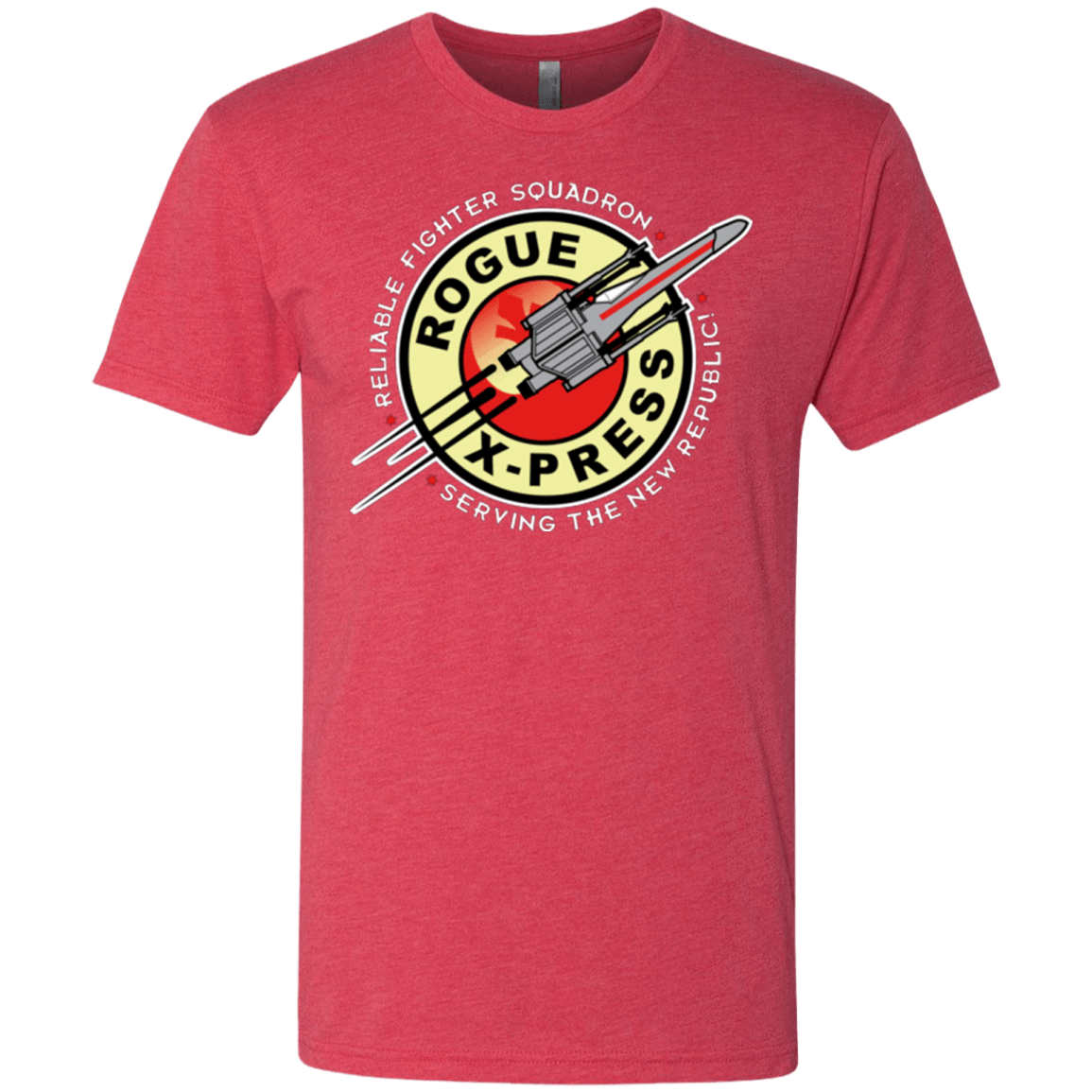 T-Shirts Vintage Red / Small Rogue X-Press Men's Triblend T-Shirt