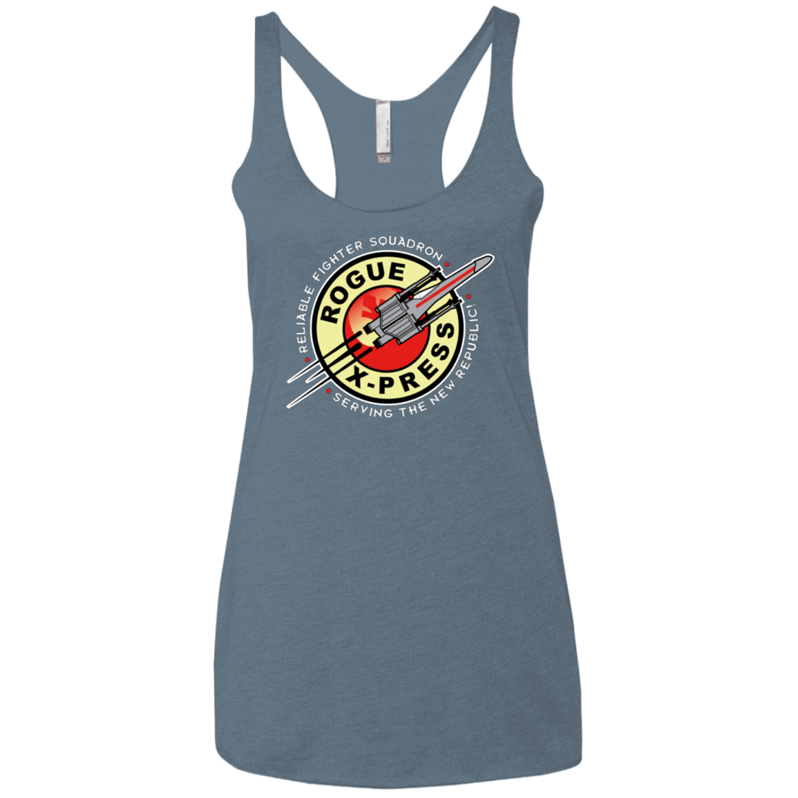 T-Shirts Indigo / X-Small Rogue X-Press Women's Triblend Racerback Tank