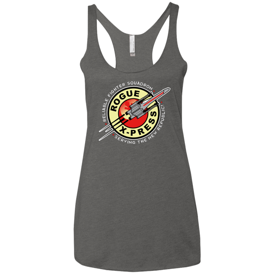 T-Shirts Premium Heather / X-Small Rogue X-Press Women's Triblend Racerback Tank