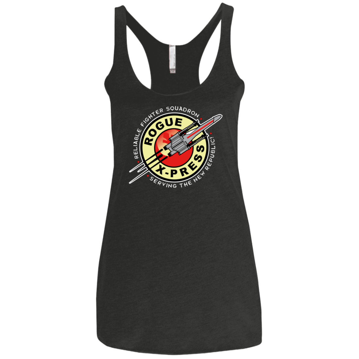 T-Shirts Vintage Black / X-Small Rogue X-Press Women's Triblend Racerback Tank