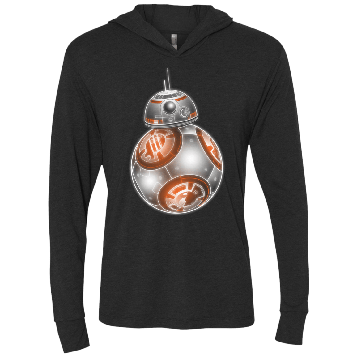 T-Shirts Vintage Black / X-Small ROLLING NEON Triblend Long Sleeve Hoodie Tee