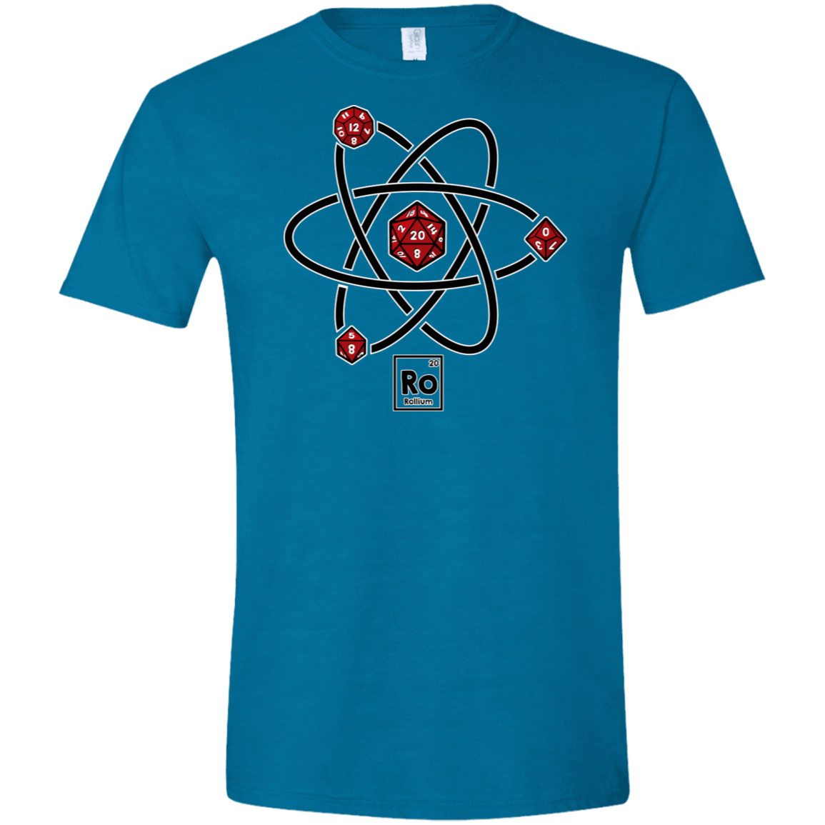 T-Shirts Antique Sapphire / S Rollium Men's Semi-Fitted Softstyle