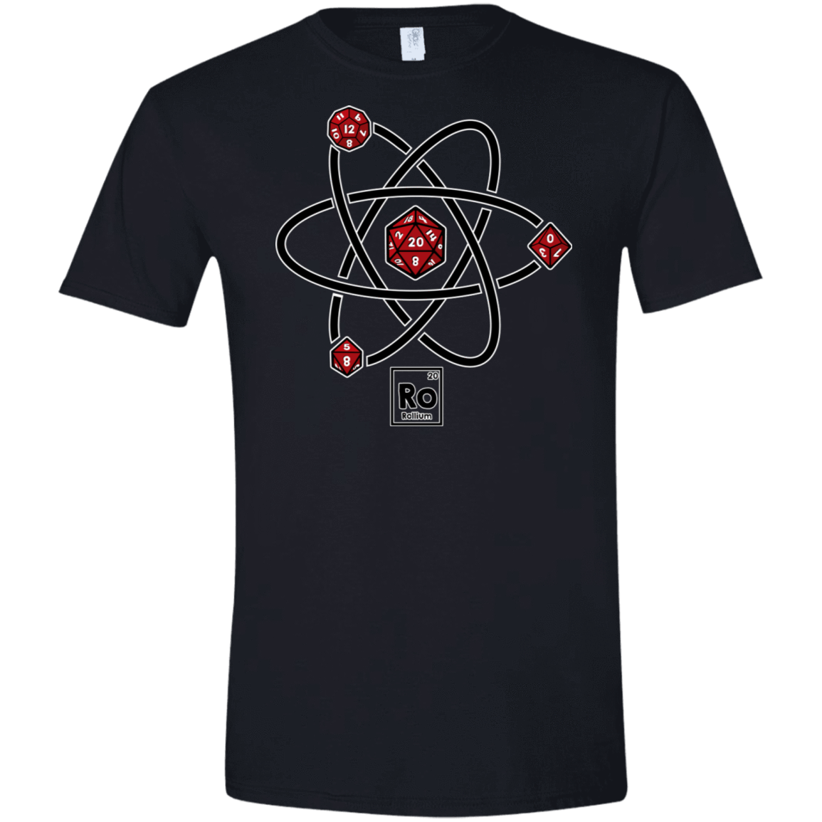 T-Shirts Black / X-Small Rollium Men's Semi-Fitted Softstyle