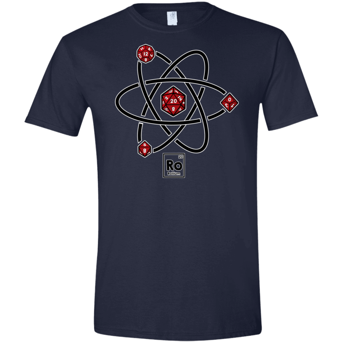 T-Shirts Navy / X-Small Rollium Men's Semi-Fitted Softstyle