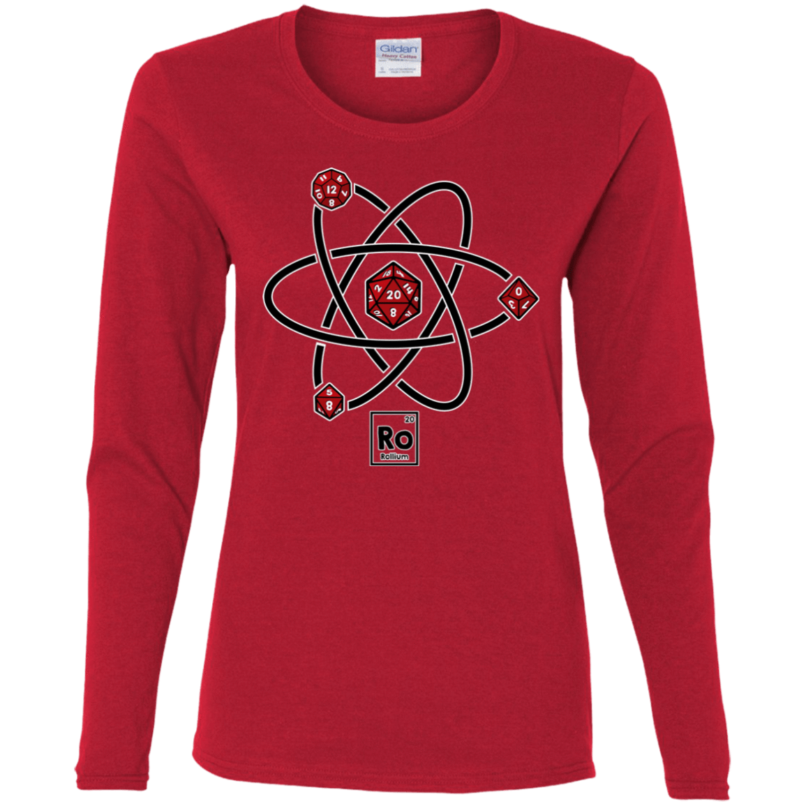 T-Shirts Red / S Rollium Women's Long Sleeve T-Shirt