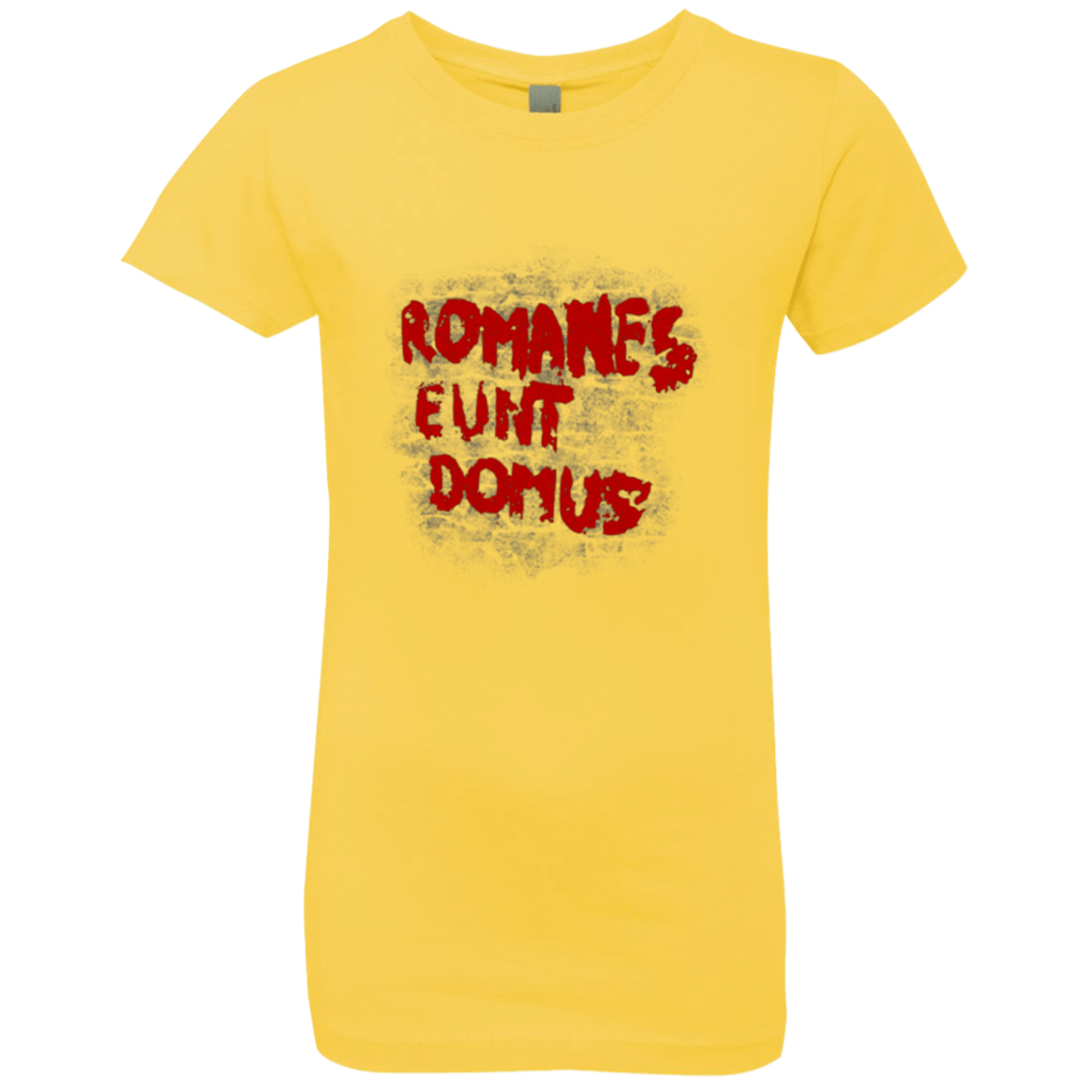 T-Shirts Vibrant Yellow / YXS Romanes eunt Girls Premium T-Shirt