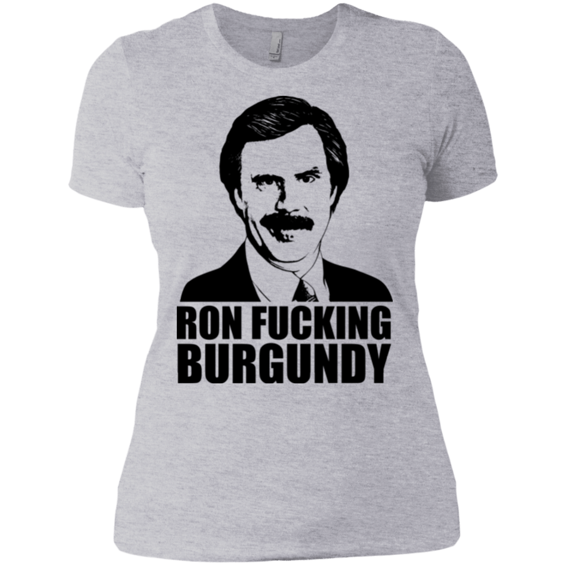 T-Shirts Heather Grey / X-Small Ron Fucking Burgundy Women's Premium T-Shirt