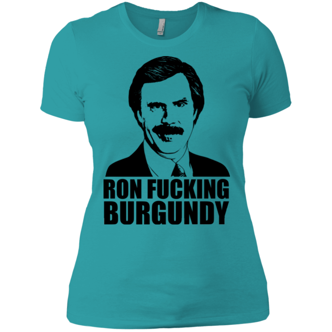 T-Shirts Tahiti Blue / X-Small Ron Fucking Burgundy Women's Premium T-Shirt