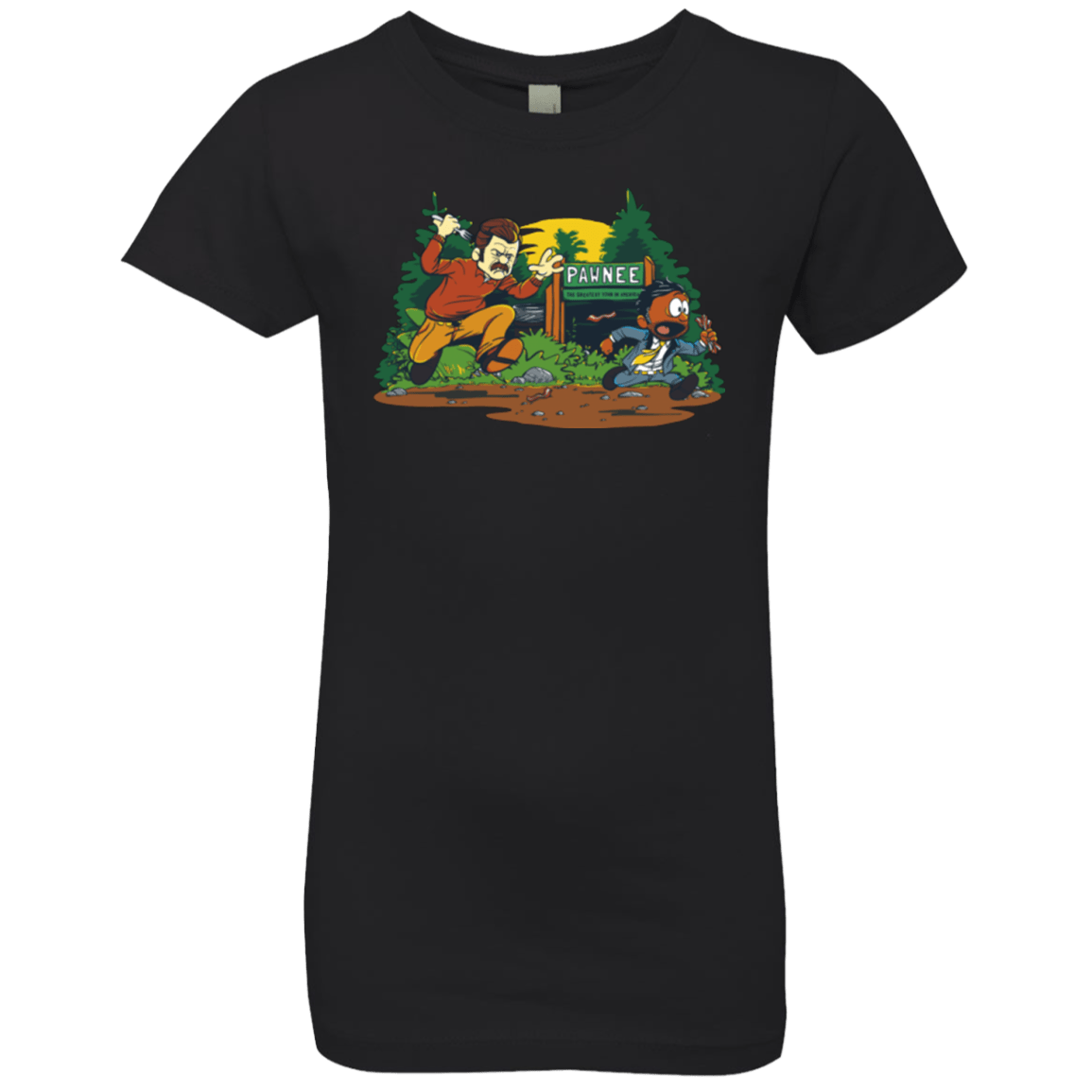 T-Shirts Black / YXS Ron & Tom Girls Premium T-Shirt