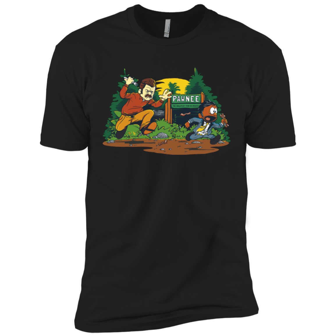 T-Shirts Black / X-Small Ron & Tom Men's Premium T-Shirt