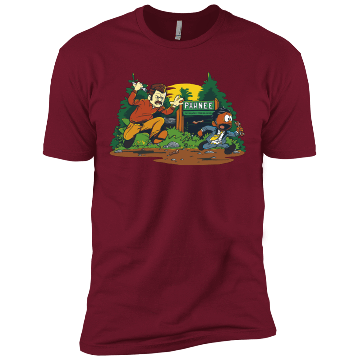 T-Shirts Cardinal / X-Small Ron & Tom Men's Premium T-Shirt