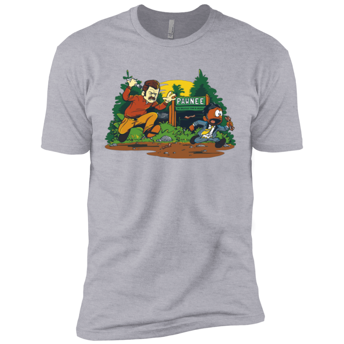 T-Shirts Heather Grey / X-Small Ron & Tom Men's Premium T-Shirt