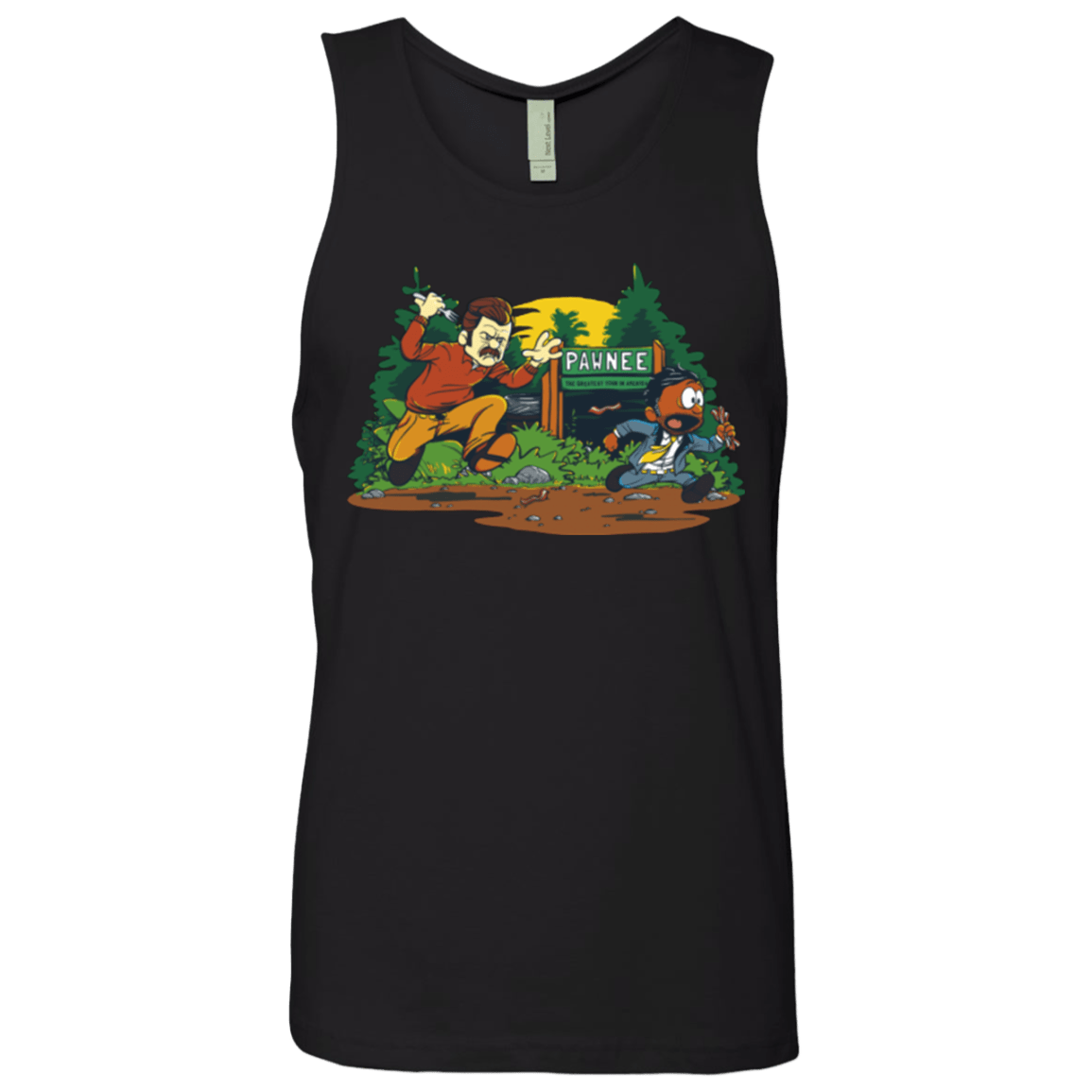 T-Shirts Black / Small Ron & Tom Men's Premium Tank Top