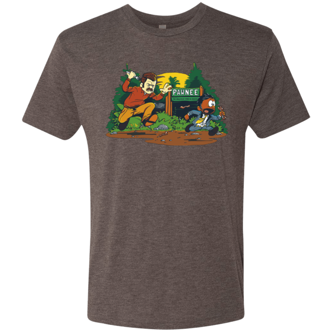 T-Shirts Macchiato / Small Ron & Tom Men's Triblend T-Shirt