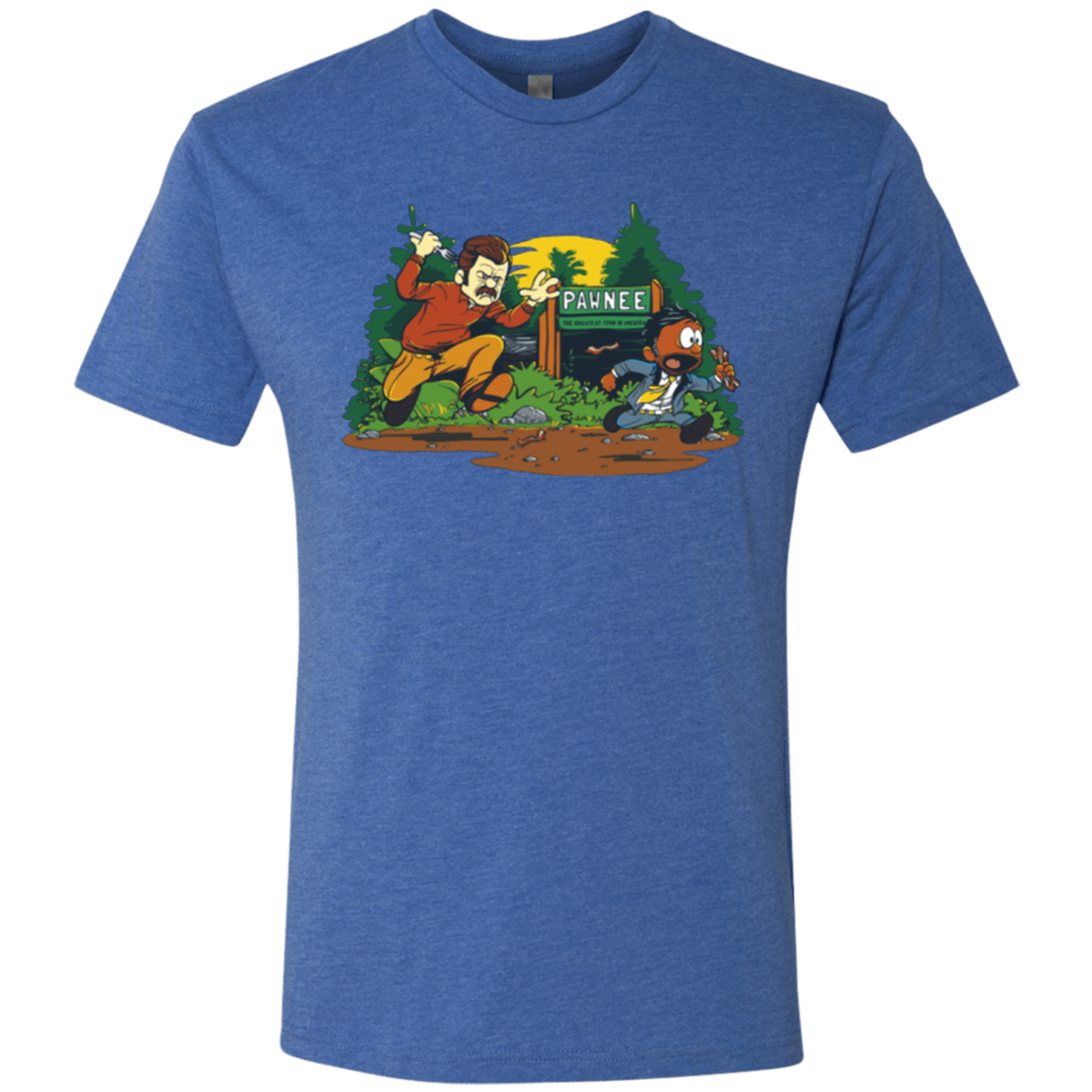 T-Shirts Vintage Royal / Small Ron & Tom Men's Triblend T-Shirt