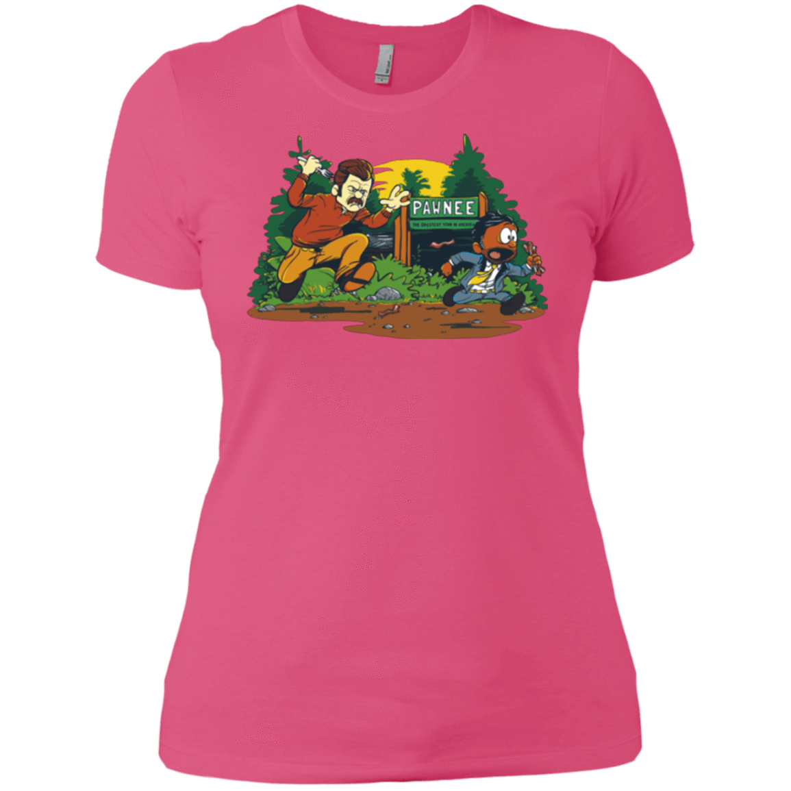 T-Shirts Hot Pink / X-Small Ron & Tom Women's Premium T-Shirt