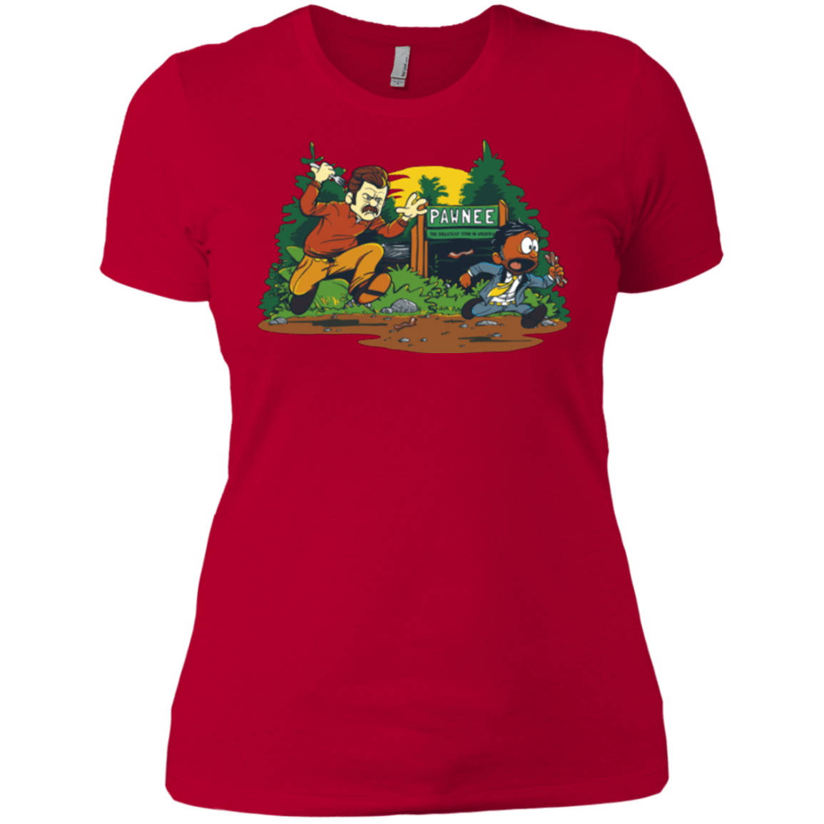 T-Shirts Red / X-Small Ron & Tom Women's Premium T-Shirt