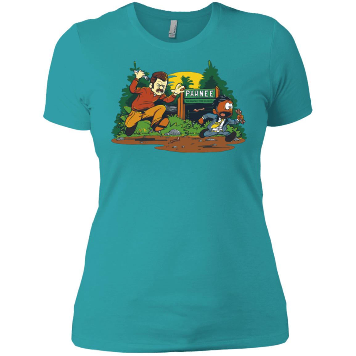 T-Shirts Tahiti Blue / X-Small Ron & Tom Women's Premium T-Shirt