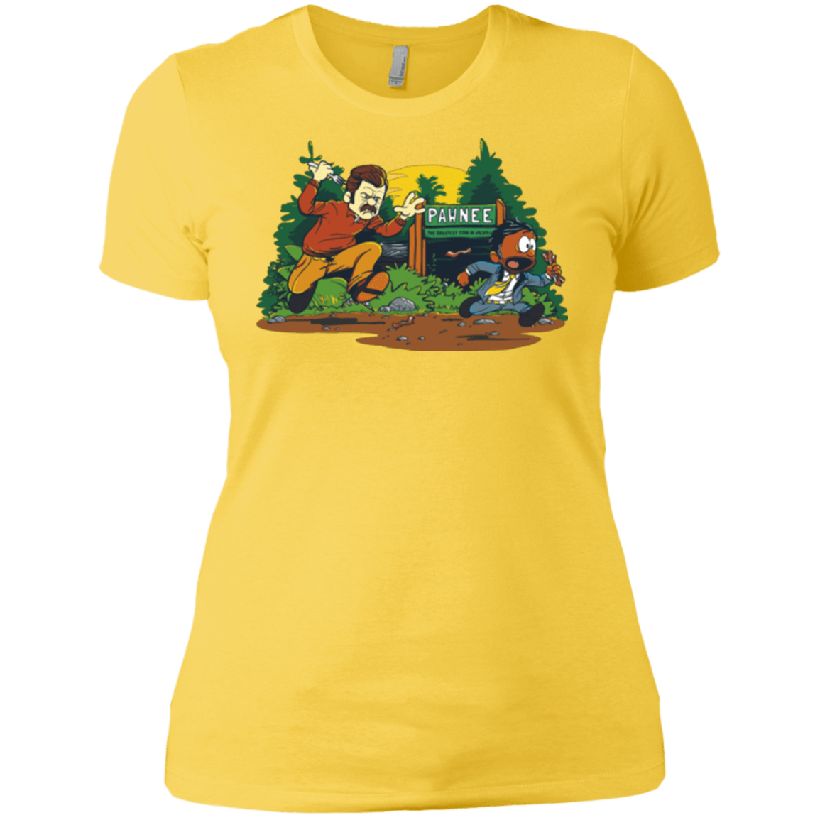 T-Shirts Vibrant Yellow / X-Small Ron & Tom Women's Premium T-Shirt