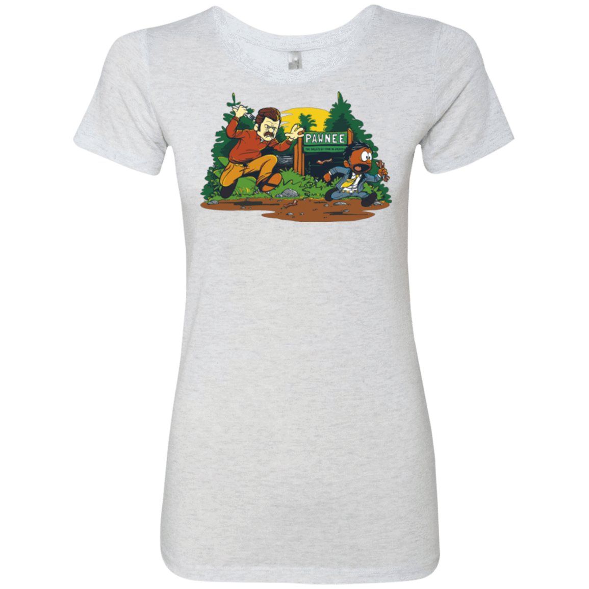 T-Shirts Heather White / Small Ron & Tom Women's Triblend T-Shirt