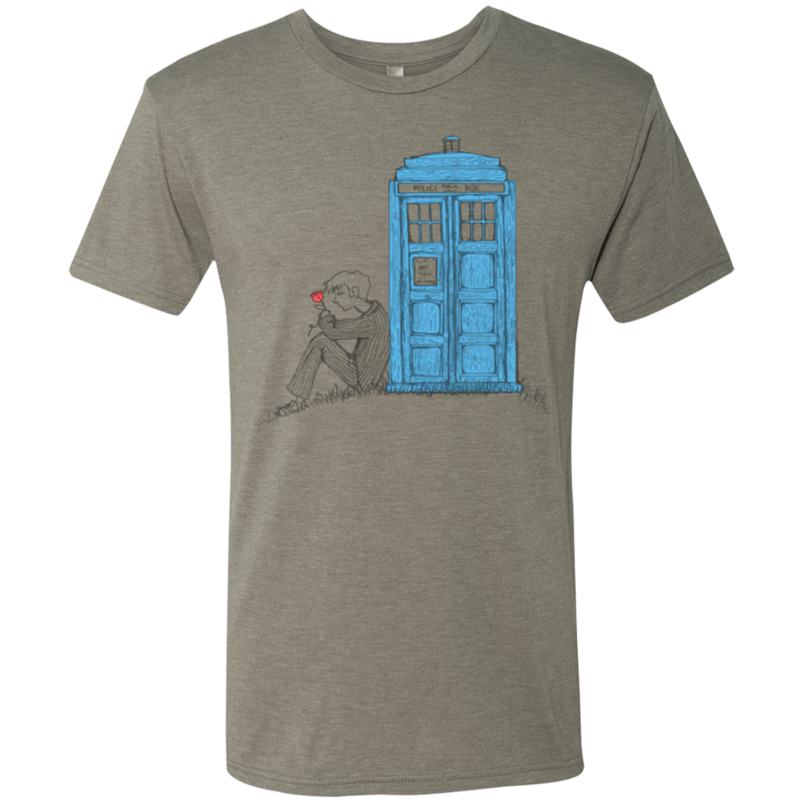 T-Shirts Venetian Grey / Small Rose Men's Triblend T-Shirt