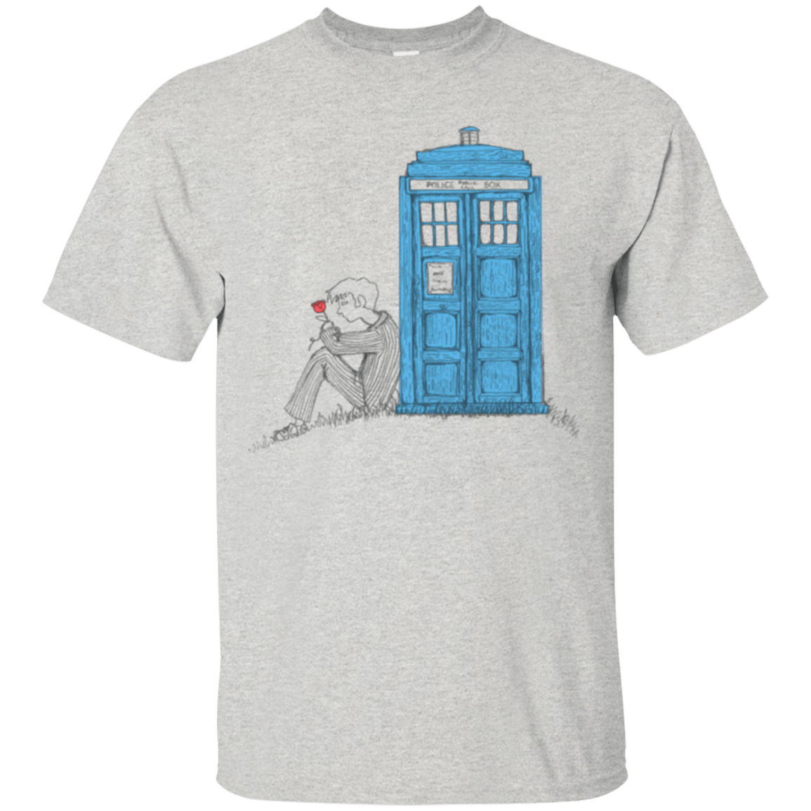 T-Shirts Ash / Small Rose T-Shirt