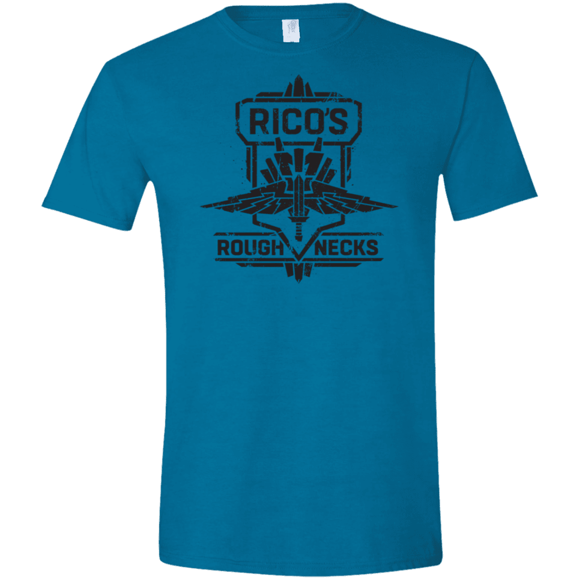 T-Shirts Antique Sapphire / S Roughnecks Men's Semi-Fitted Softstyle