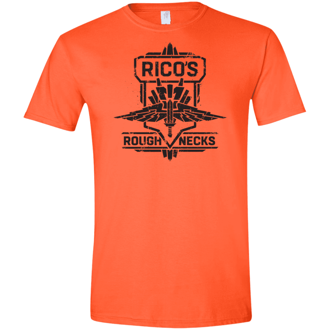 T-Shirts Orange / S Roughnecks Men's Semi-Fitted Softstyle