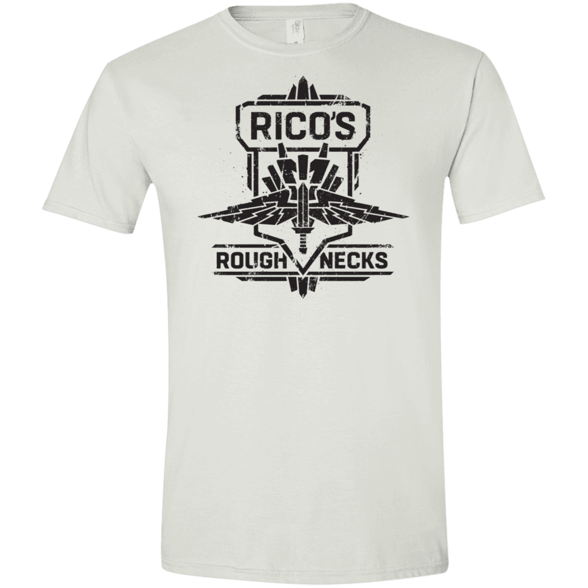 T-Shirts White / X-Small Roughnecks Men's Semi-Fitted Softstyle