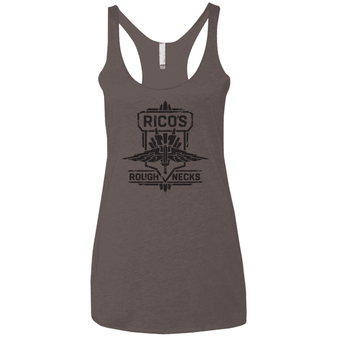 T-Shirts Macchiato / X-Small Roughnecks Women's Triblend Racerback Tank