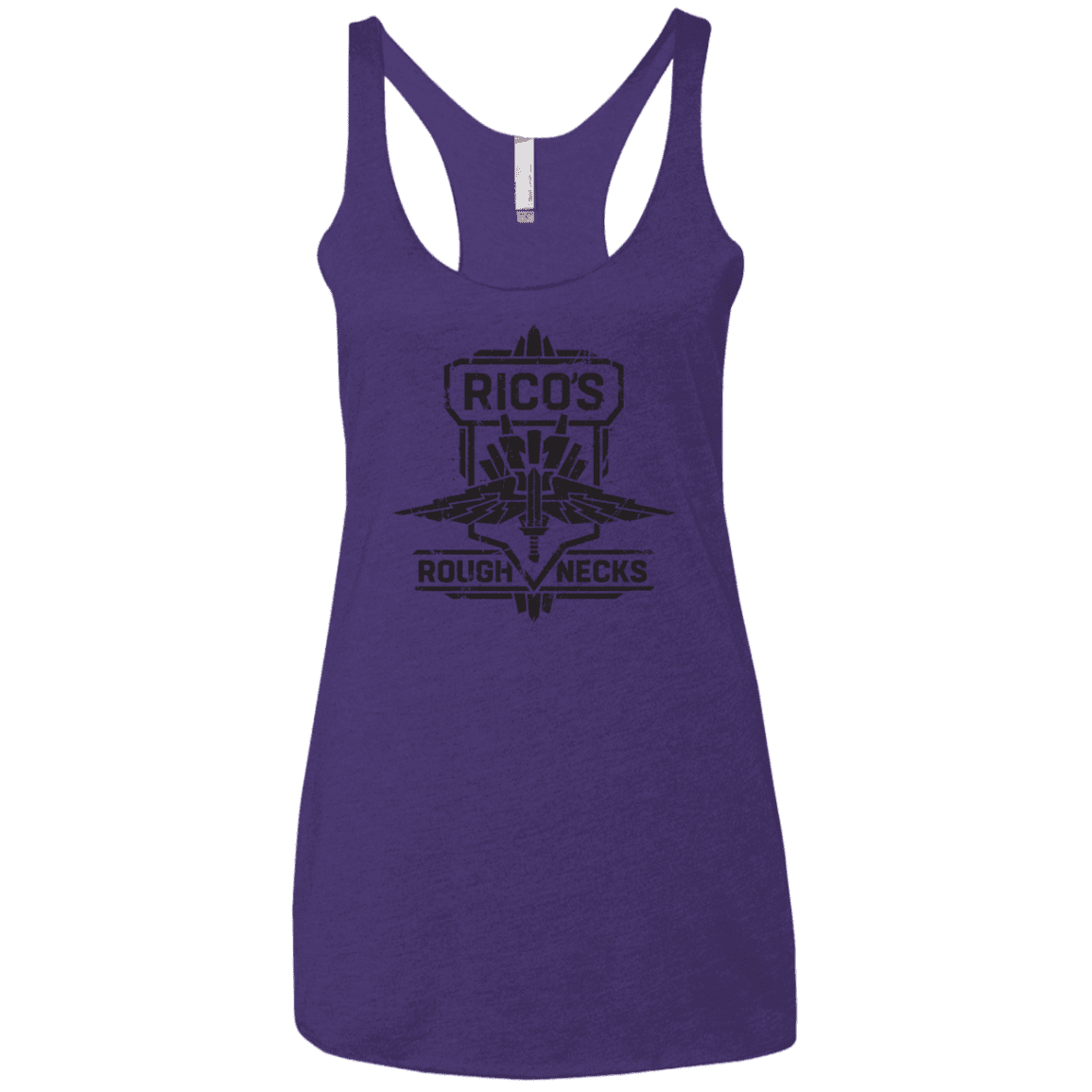 T-Shirts Purple Rush / X-Small Roughnecks Women's Triblend Racerback Tank