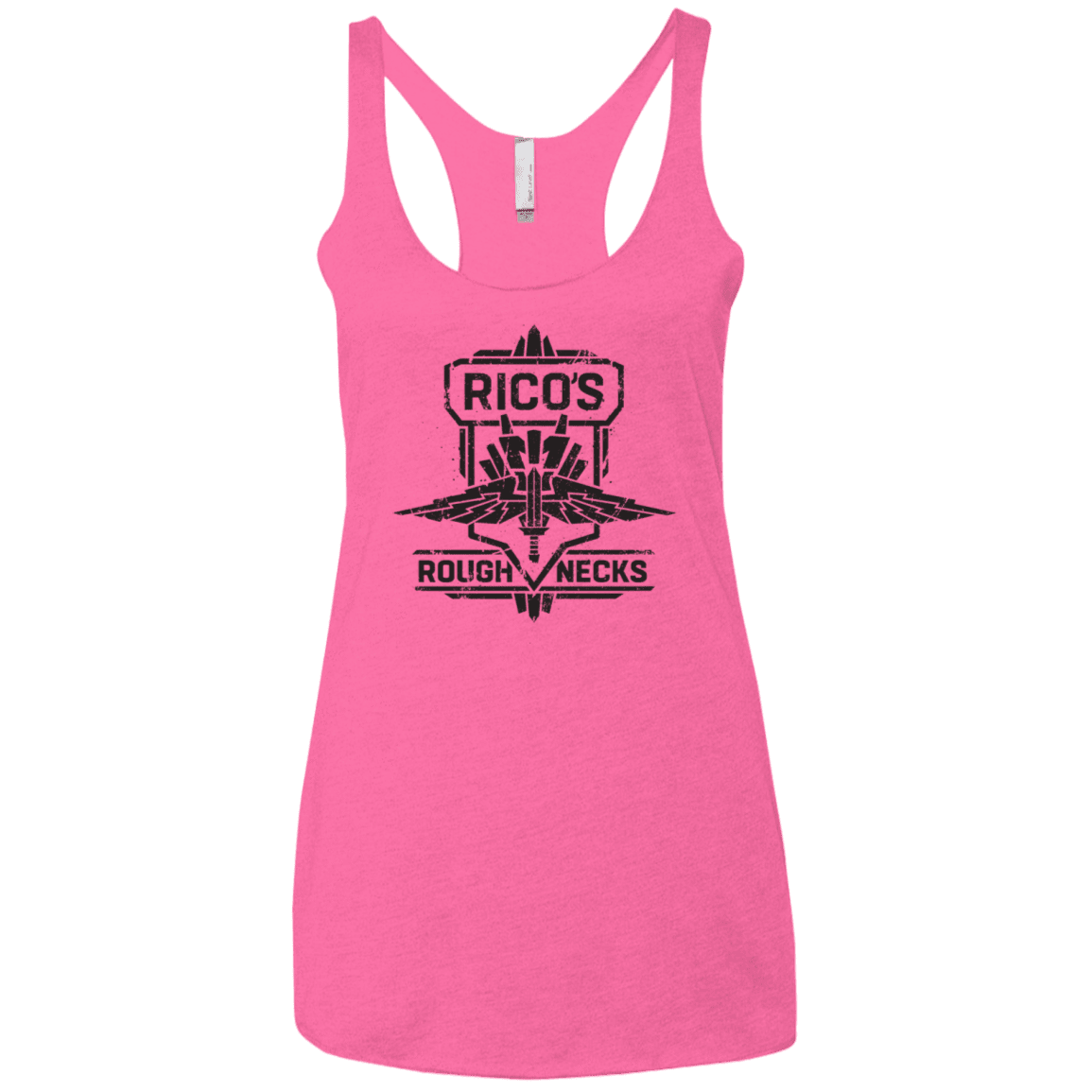 T-Shirts Vintage Pink / X-Small Roughnecks Women's Triblend Racerback Tank