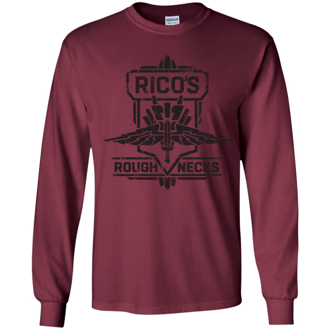 T-Shirts Maroon / YS Roughnecks Youth Long Sleeve T-Shirt