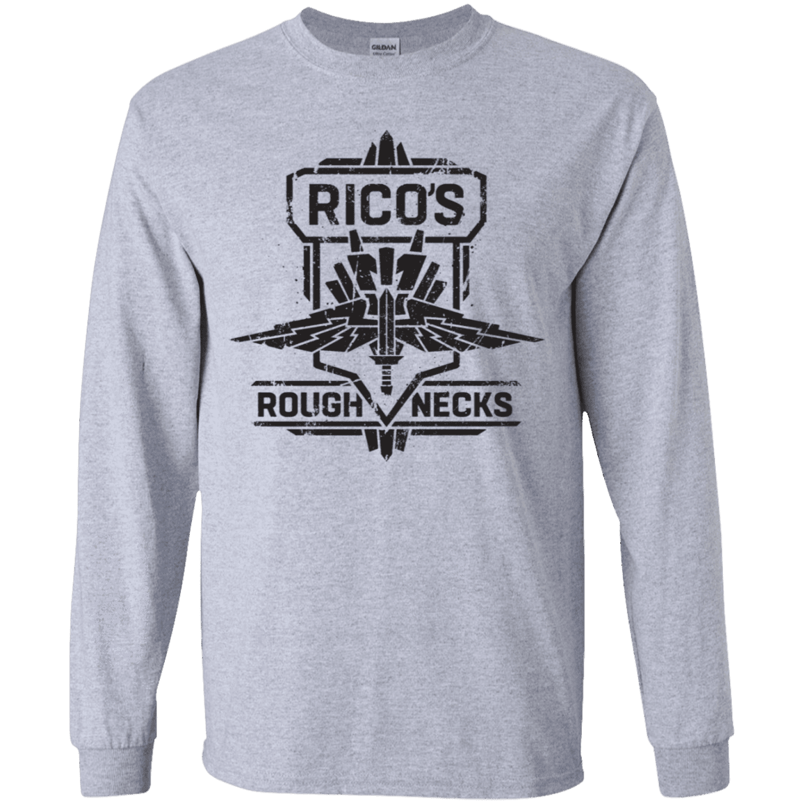 T-Shirts Sport Grey / YS Roughnecks Youth Long Sleeve T-Shirt