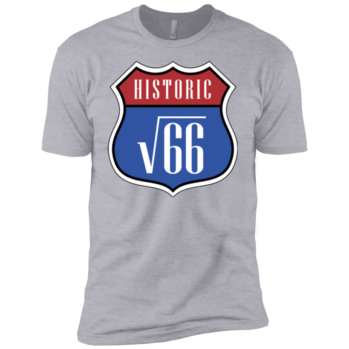 T-Shirts Heather Grey / YXS Route v66 Boys Premium T-Shirt