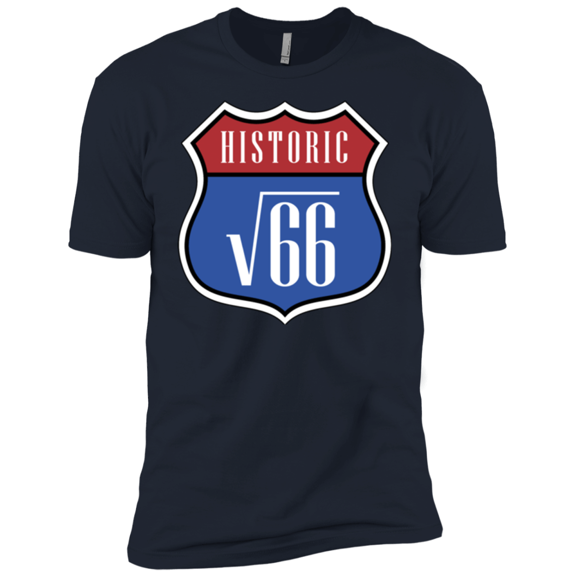 T-Shirts Midnight Navy / YXS Route v66 Boys Premium T-Shirt