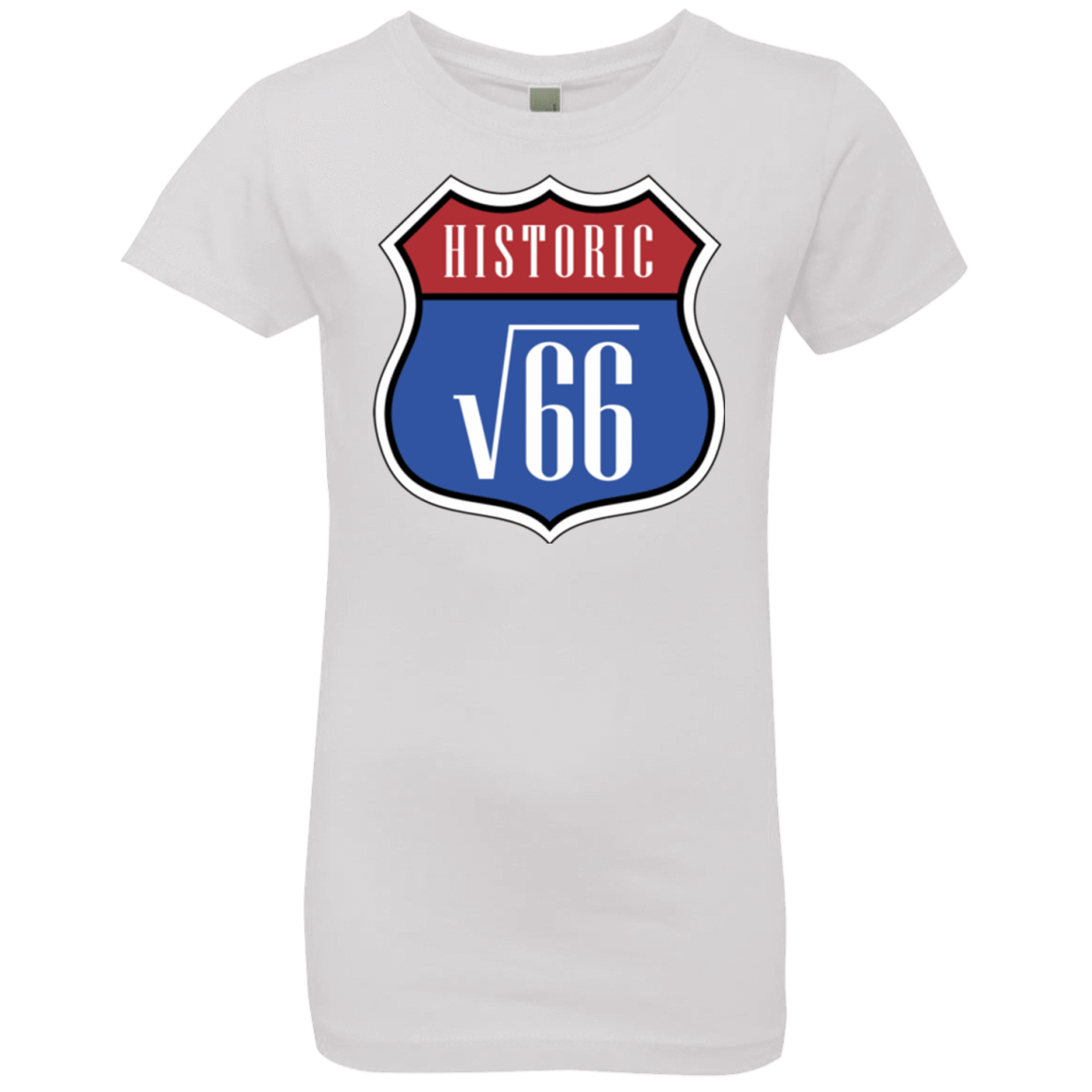 T-Shirts White / YXS Route v66 Girls Premium T-Shirt