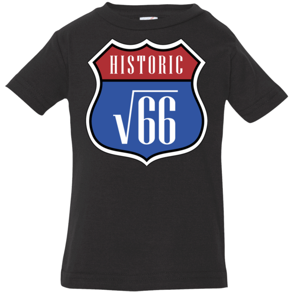 T-Shirts Black / 6 Months Route v66 Infant PremiumT-Shirt