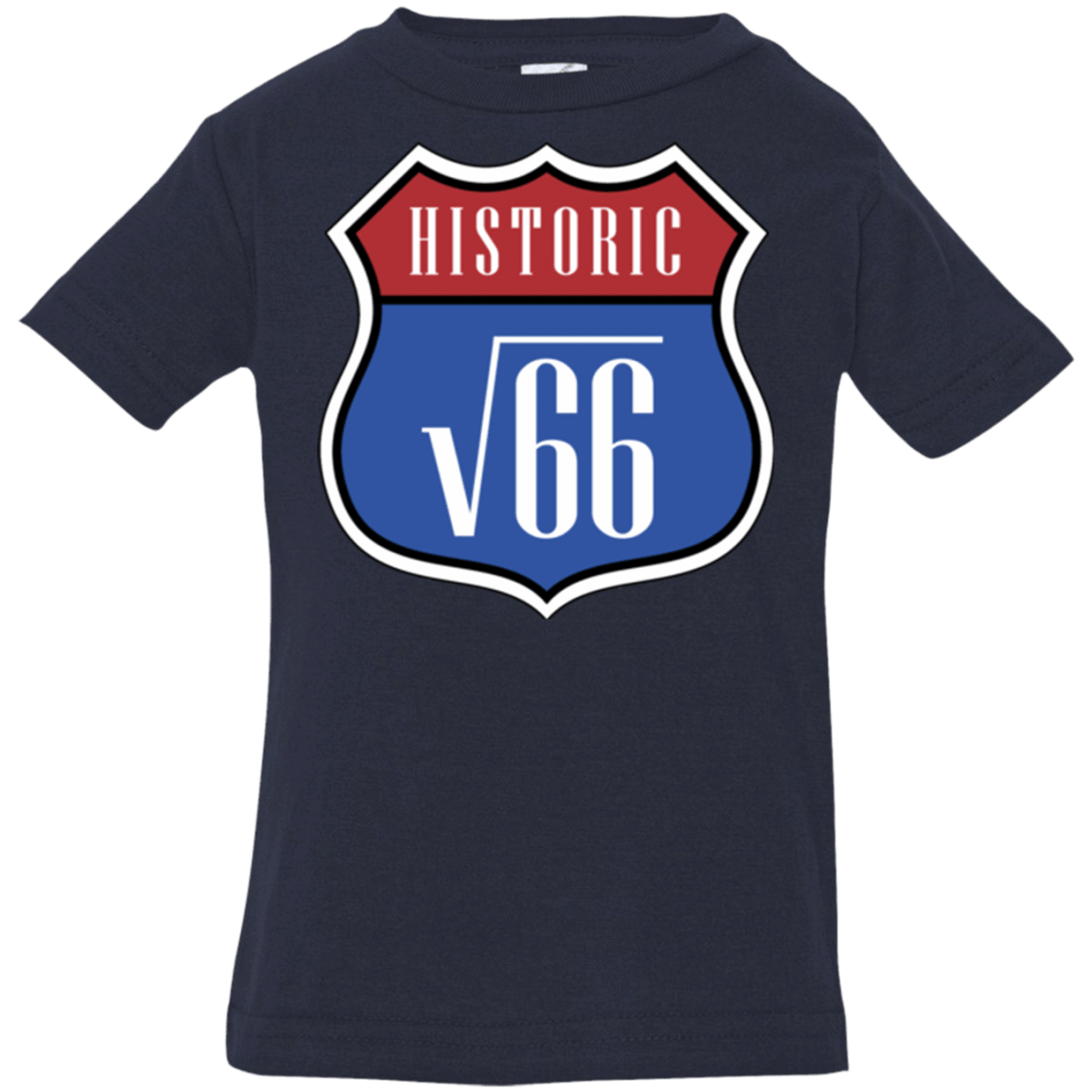 T-Shirts Navy / 6 Months Route v66 Infant PremiumT-Shirt