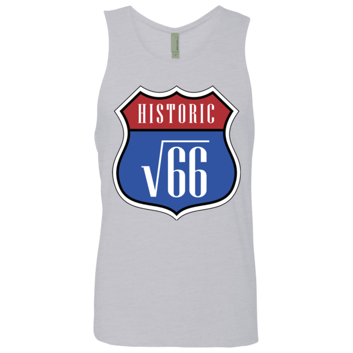 T-Shirts Heather Grey / Small Route v66 Men's Premium Tank Top