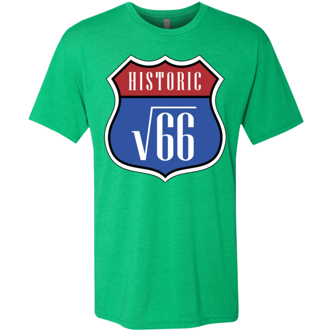 T-Shirts Envy / Small Route v66 Men's Triblend T-Shirt