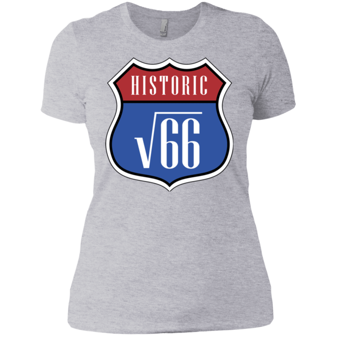 T-Shirts Heather Grey / X-Small Route v66 Women's Premium T-Shirt