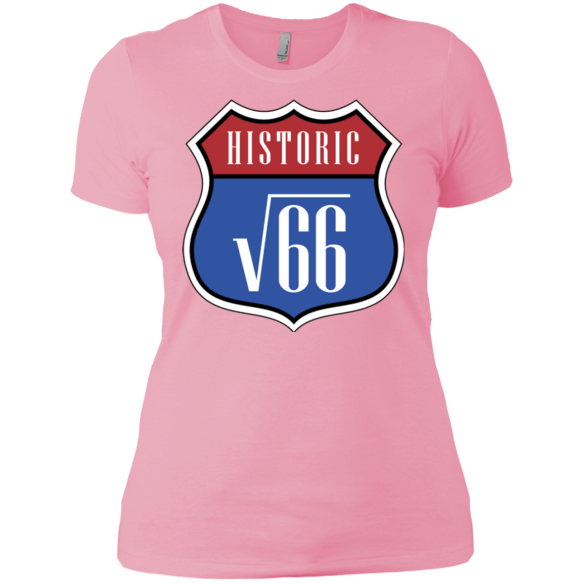T-Shirts Light Pink / X-Small Route v66 Women's Premium T-Shirt